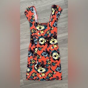 Floral Mini Bodycon Dress